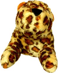 Mighty Massive Safari Leopard Squeaky Plush Dog Toy, Brown slide 2 of 5