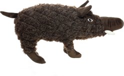 Mighty Massive Safari Javelina Squeaky Plush Dog Toy, Brown
