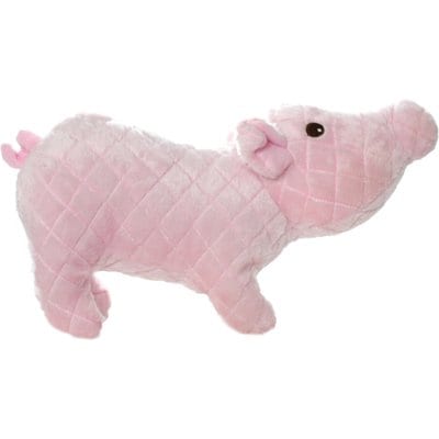 Mighty Mighty Massive Farm Piglet Squeaky Plush Dog Toy, Pink
