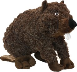 Mighty Massive Nature Beaver Squeaky Plush Dog Toy, Brown slide 2 of 5