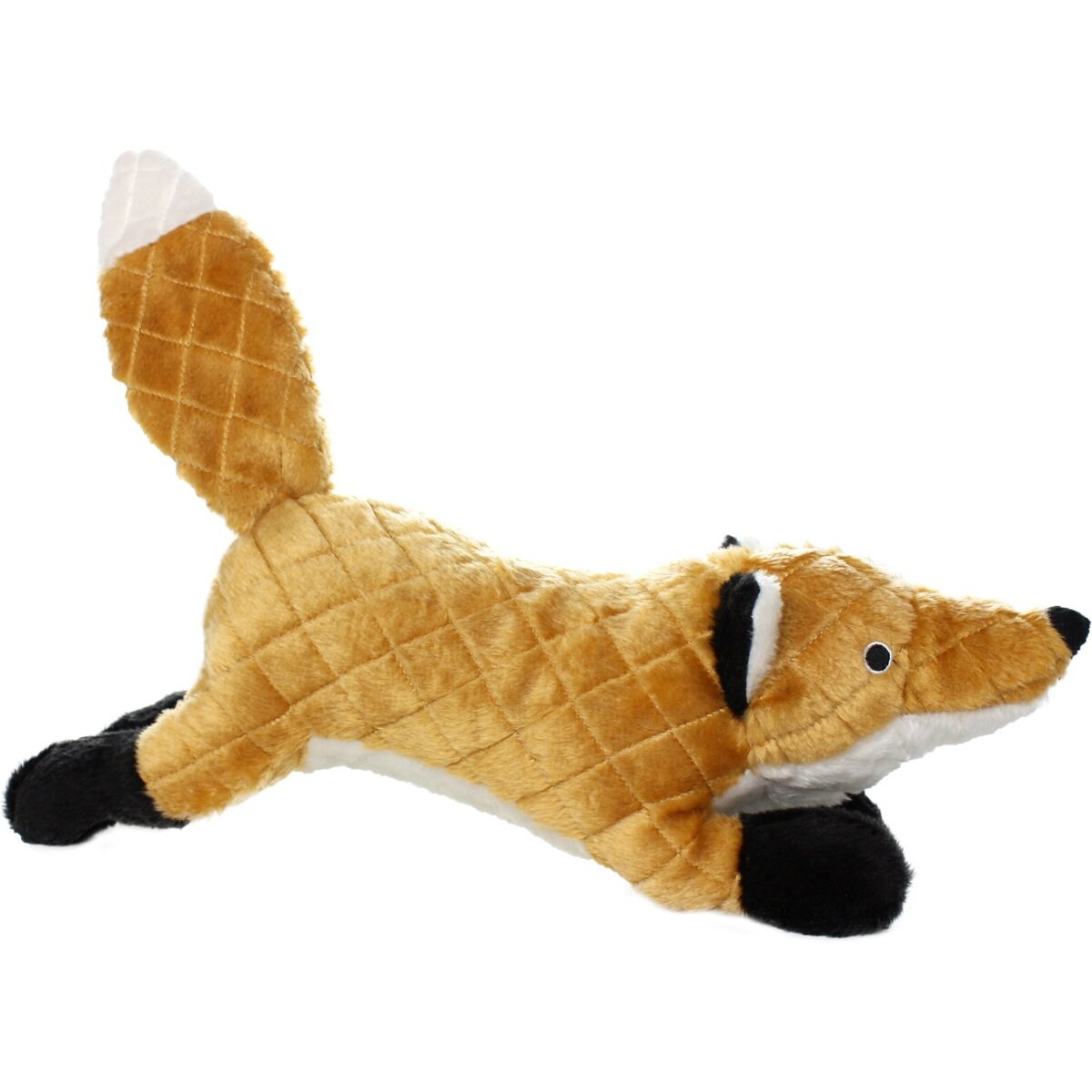 Mighty Massive Nature Fox Squeaky Plush Dog Toy, Brown
