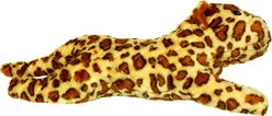 Mighty Massive Safari Leopard Squeaky Plush Dog Toy, Brown slide 1 of 5