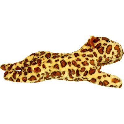 Mighty Mighty Massive Safari Leopard Squeaky Plush Dog Toy, Brown