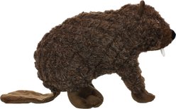 Mighty Massive Nature Beaver Squeaky Plush Dog Toy, Brown