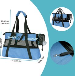Ownpets Summer Carry Bag Purse Dog Carrier, Large, Blue slide 2 of 8