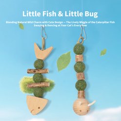 Lulu's World Catnip Caterpillar Cat Toy slide 2 of 7