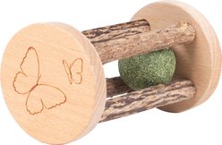 Lulu's World Wooden Butterfly Interactive Cat Roll Toy slide 1 of 8
