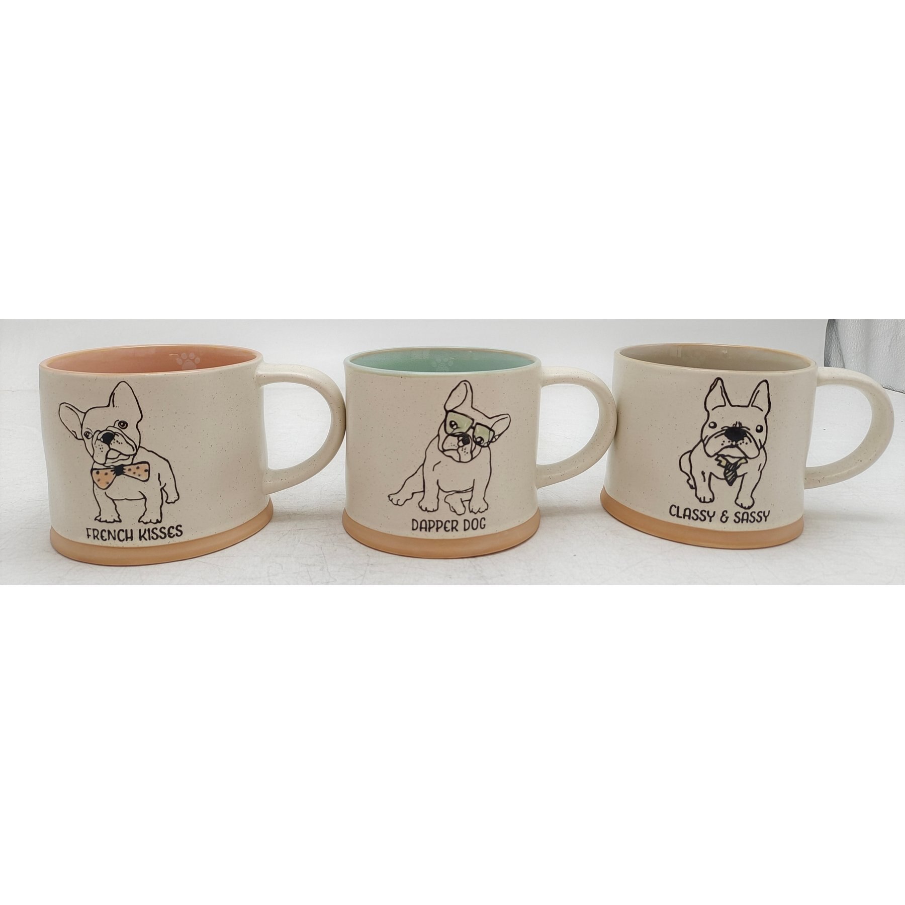 Blue Sky Clayworks French Kisses Mug, 17-oz