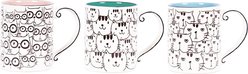 Blue Sky Clayworks Cat Face Repeat A Mug, 16-oz