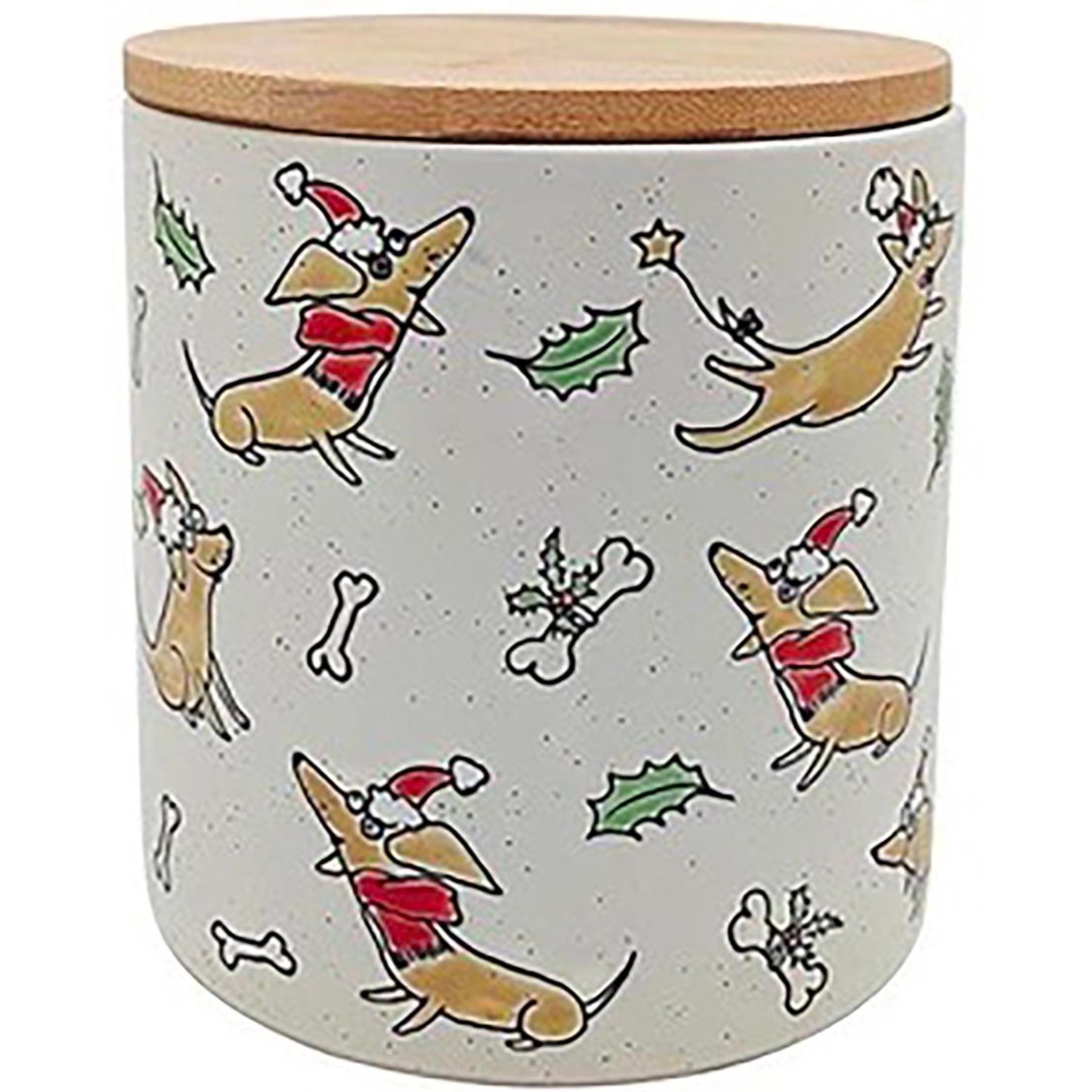 Blue Sky Clayworks Donald Holiday Canister, 4-in