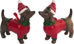 Blue Sky Clayworks Dachshund Ornament Set