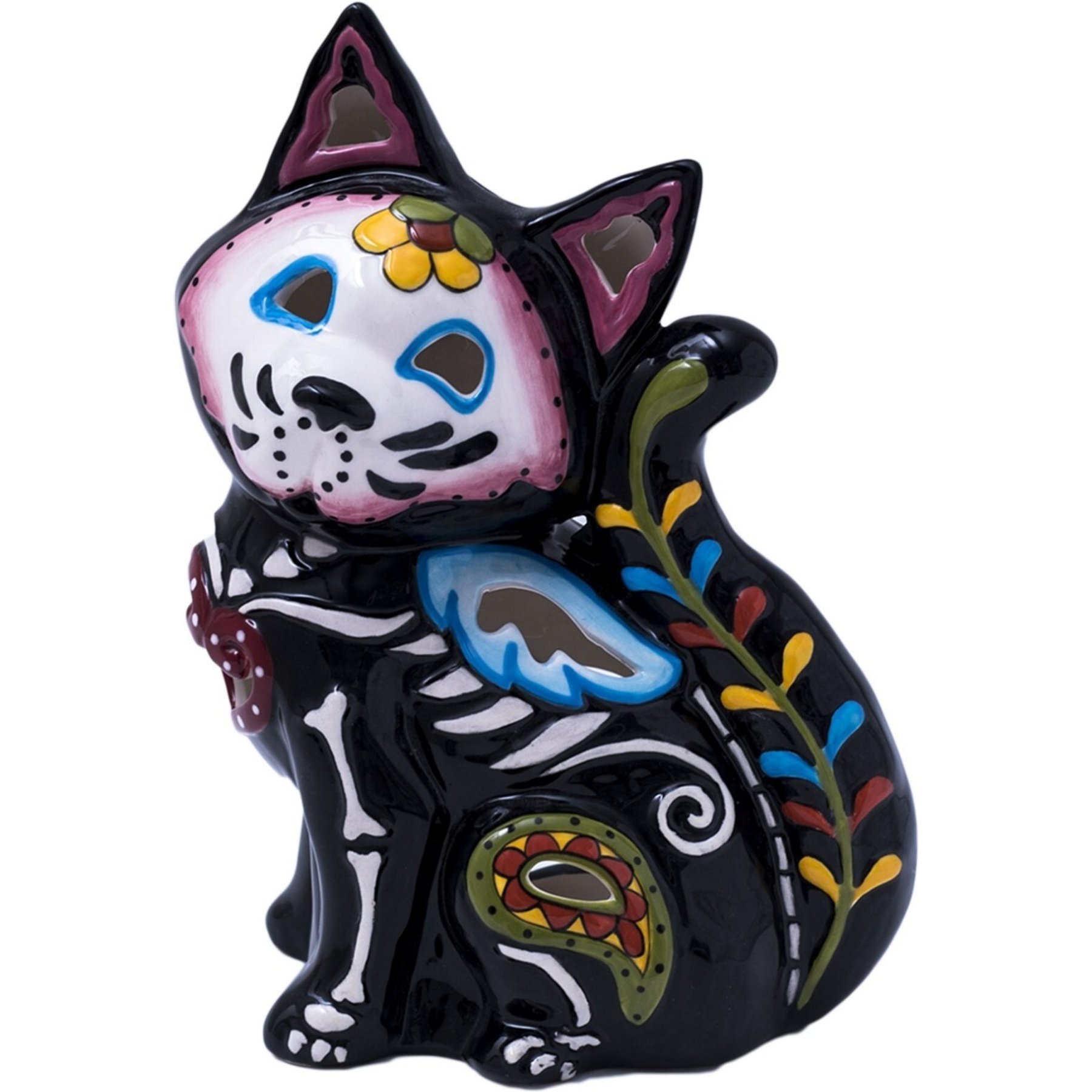 Blue Sky Clayworks Cat Day of Dead Decor