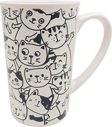 Blue Sky Clayworks Cat House Pals Mug, 17-oz