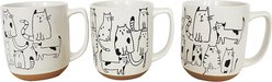 Blue Sky Clayworks Crazy Cat Mug, 17-oz