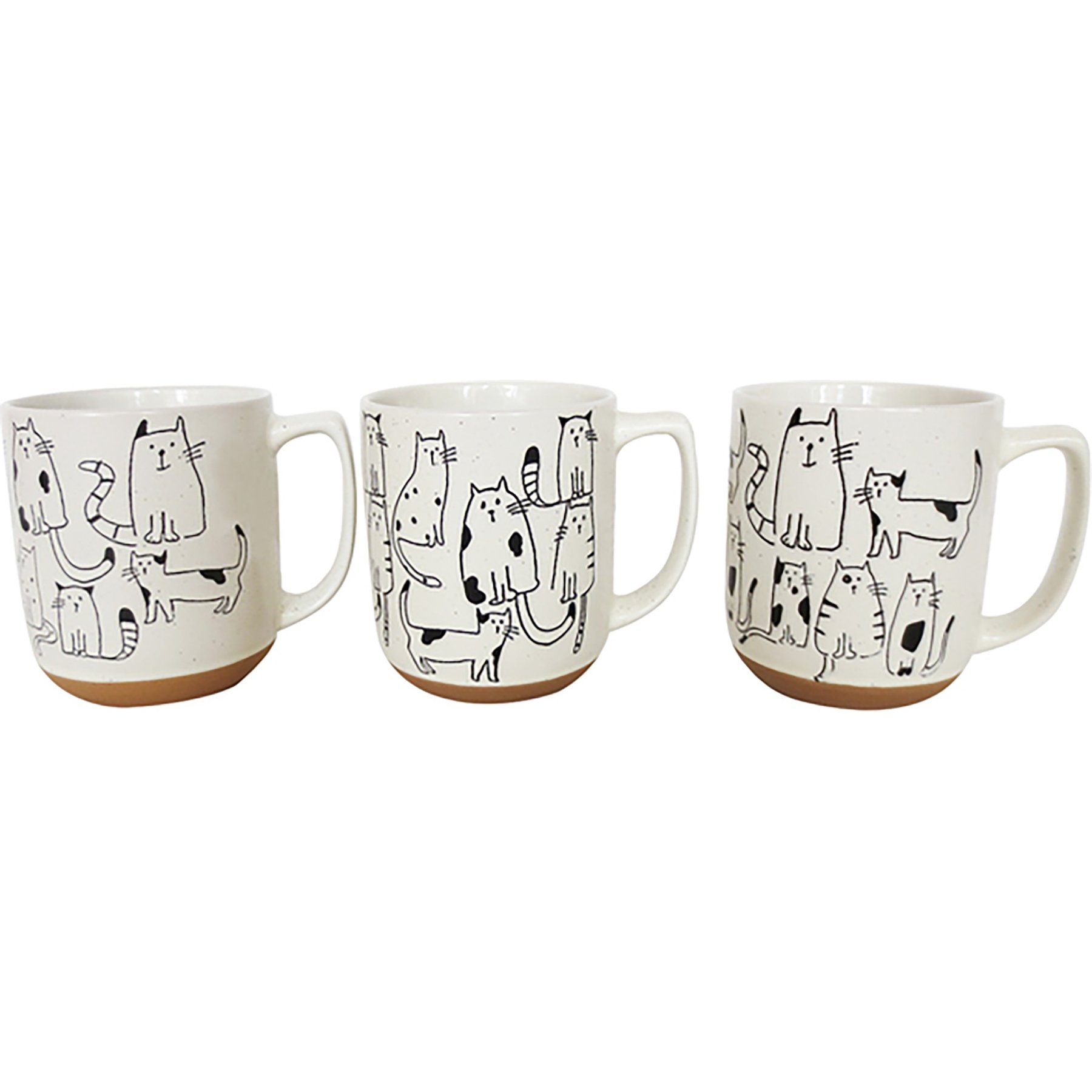 Blue Sky Clayworks Crazy Cat Mug, 17-oz