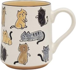 Blue Sky Clayworks Clifton Cat Mug, 18-oz