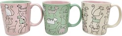 Blue Sky Clayworks Pastel Purrfection Mug, 18-oz
