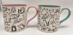Blue Sky Clayworks Cute Kitten Mug, 21-oz
