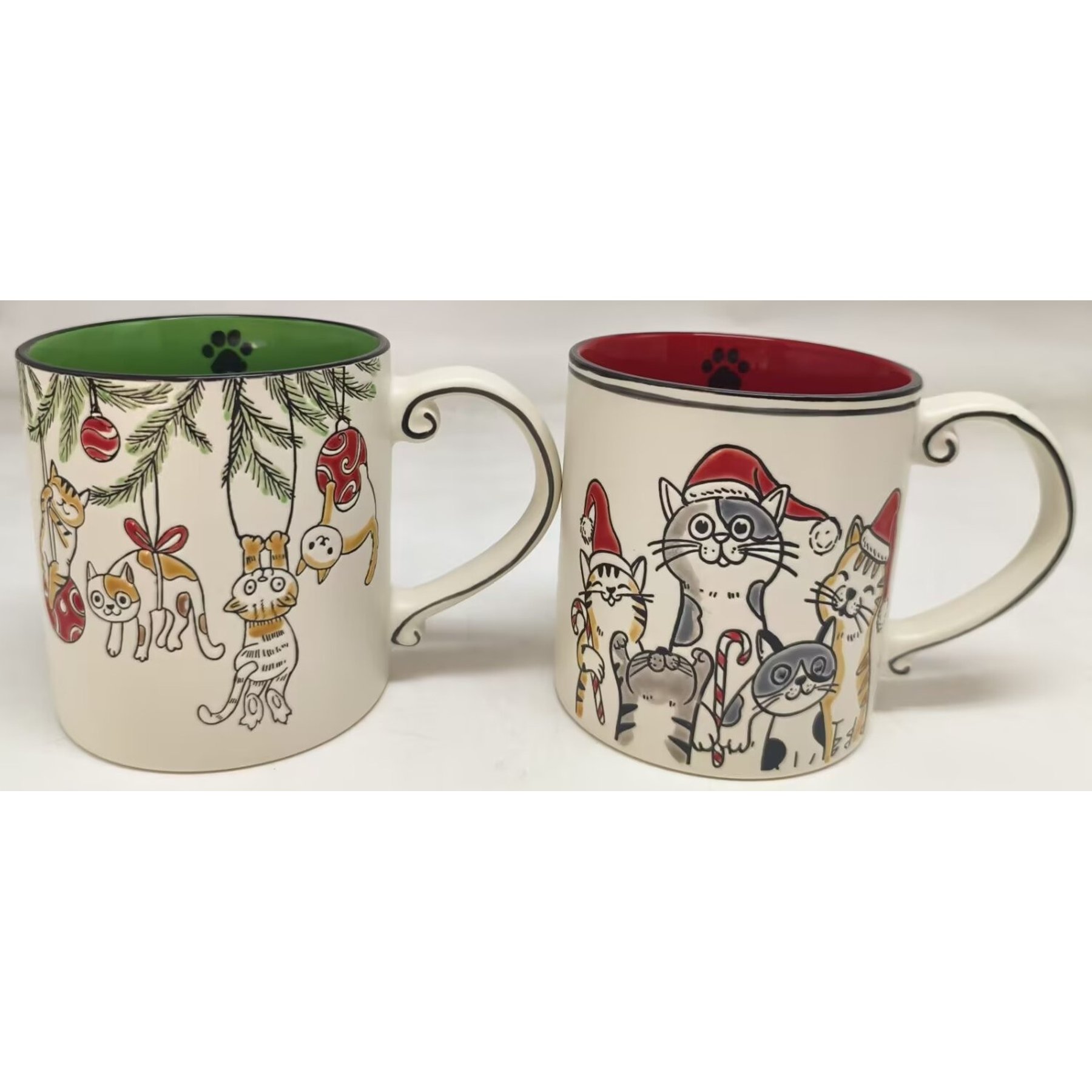 Blue Sky Clayworks Bleeker Holiday Mug, 21-oz