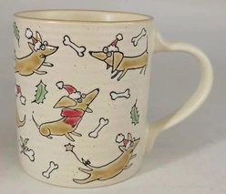 Blue Sky Clayworks Donald Christmas Mug, 17-oz