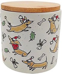 Blue Sky Clayworks Donald Holiday Canister, 5-in