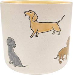 Blue Sky Clayworks Dachshund Planter, 6.5-in