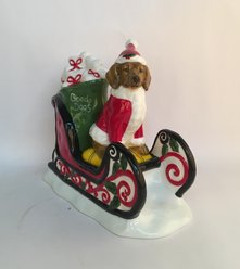 Blue Sky Clayworks Dog Sled Figurine