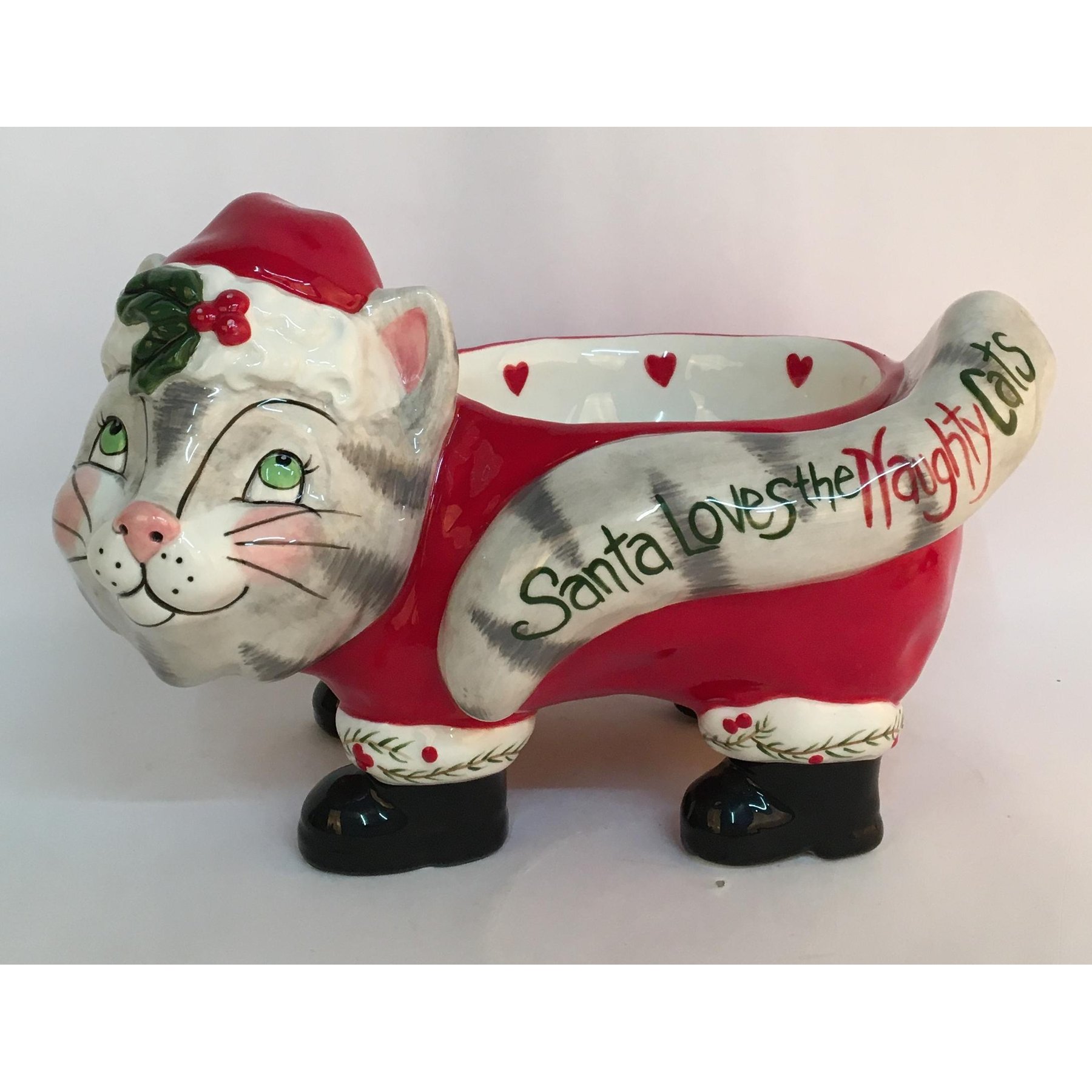 Blue Sky Clayworks Pedestal Cat Bowl