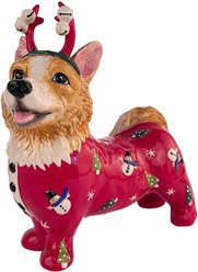 Blue Sky Clayworks Merry & Bright Corgi Figurine