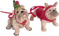 Blue Sky Clayworks English Bulldog Ornament Set