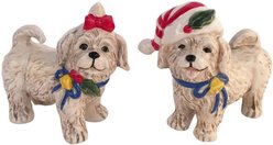 Blue Sky Clayworks Maltese Ornament Set
