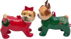 Blue Sky Clayworks Pug Ornament Set