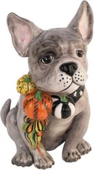 Blue Sky Clayworks Boodog Figurine with Pumpkin