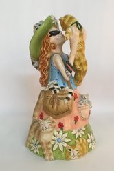Blue Sky Clayworks Crazy Cat Lady Figurine