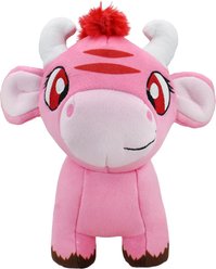 Multipet Neopets Kau Squeaky Plush Dog Toy, Pink, 7-in