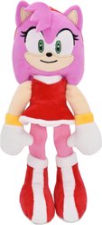Multipet Sega Amy Squeaky Plush Dog Toy, Pink, 9.5-in