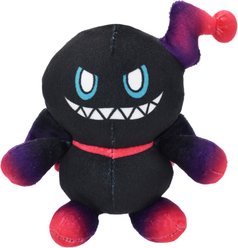 Multipet Sega Sonic Chao Dark Squeaky Plush Dog Toy, Black, 5.5-in
