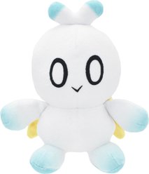 Multipet Sega Sonic Chao Hero Squeaky Plush Dog Toy, White, 5.5-in