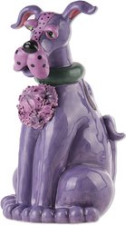 Blue Sky Clayworks Violet Zappy Dog Teapot