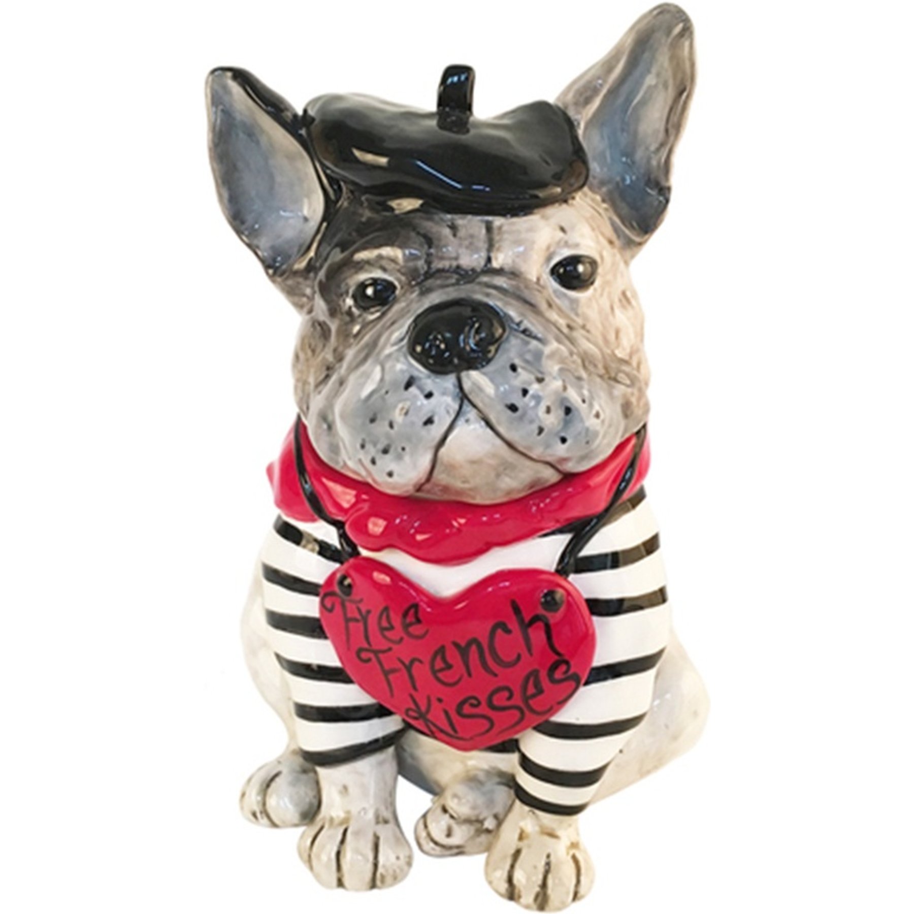 Blue Sky Clayworks Free French Kisses Bulldog Figurine