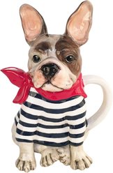 Blue Sky Clayworks French Bulldog Teapot