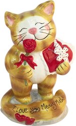 Blue Sky Clayworks I Love You Meowy Much! Cat Figurine