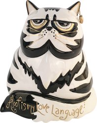 Blue Sky Clayworks Aloof is my Language Cat Figurine