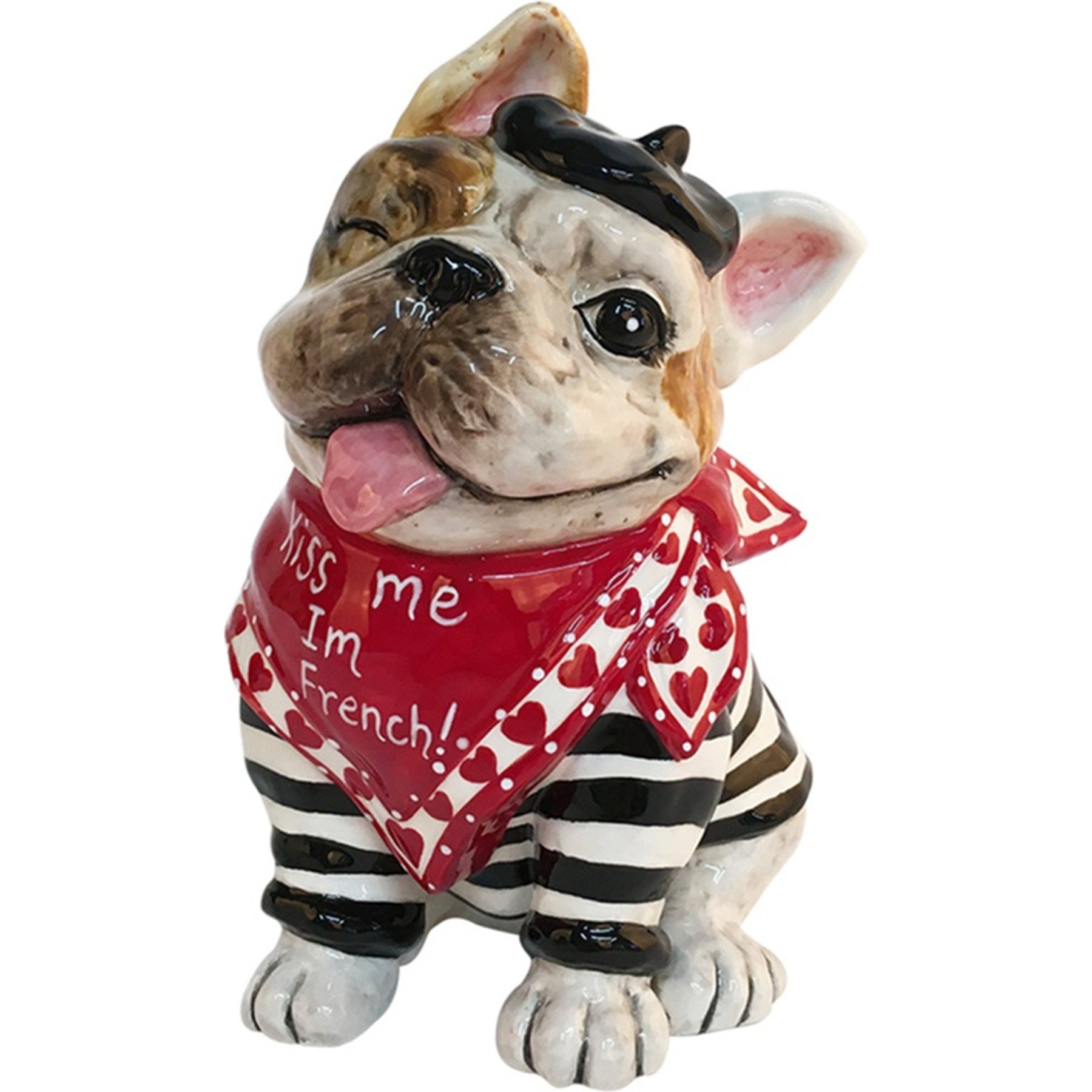 Blue Sky Clayworks Black Stripe French Bulldog Figurine