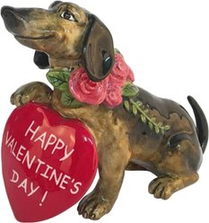 Blue Sky Clayworks Happy Valentine's Day Dog Figurine