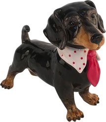 Blue Sky Clayworks Red Tie Dog Figurine