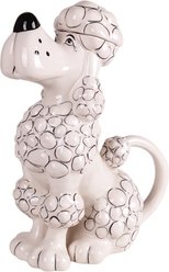 Blue Sky Clayworks White Toy Poodle Teapot