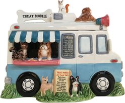 Blue Sky Clayworks Treat Mobile Pet Food Truck Dog Treat Jar