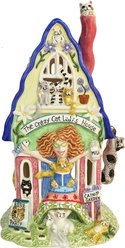 Blue Sky Clayworks Crazy Cat Lady Candle House