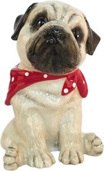 Blue Sky Clayworks Brown Pug Figurine